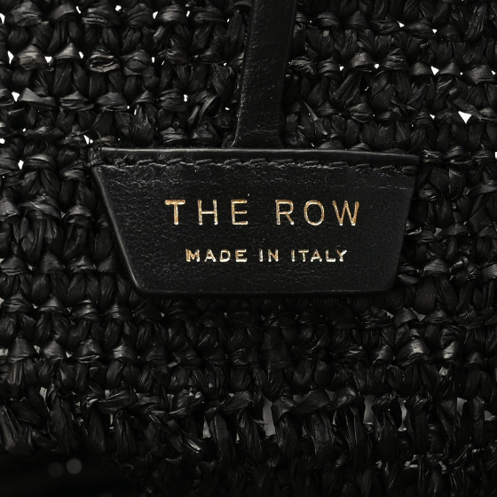 トートバッグ The Row OREGON HANDBAG THE ROW Raffia Oregon Bag Black 1453173 | FASHIONPHILE