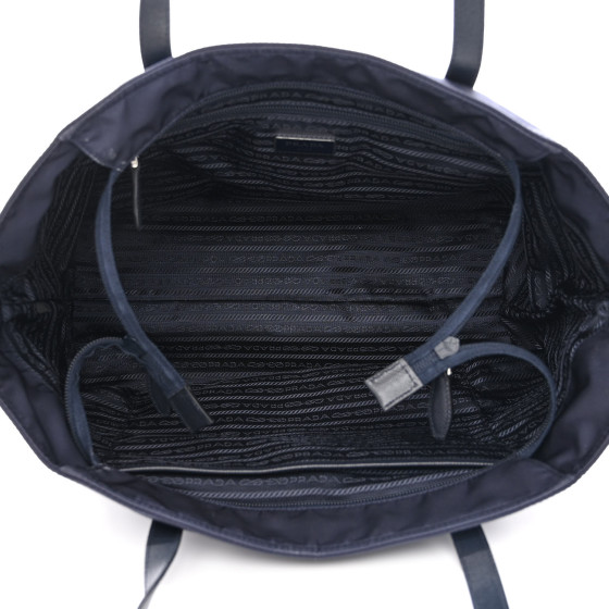 PRADA TESSUTO SAFFIANO バッグ ナイロン レザー PRADA Tessuto Nylon Saffiano Bauletto Bag Black