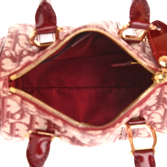 CHRISTIAN DIOR Monogram Boston Red 959393 | FASHIONPHILE