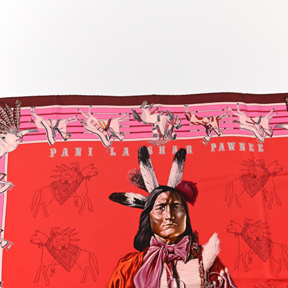 Hermes *大人気のツイリー*Pani La Shar Pawnee Pani La Shar Pawnee Hermes Scarf - It's All Goode