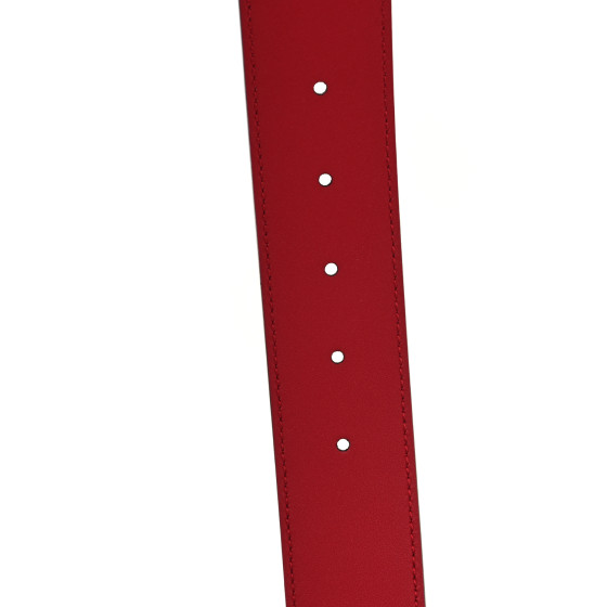 GUCCI X ADIDAS Textured Dollar Calfskin Double G 40mm Belt
