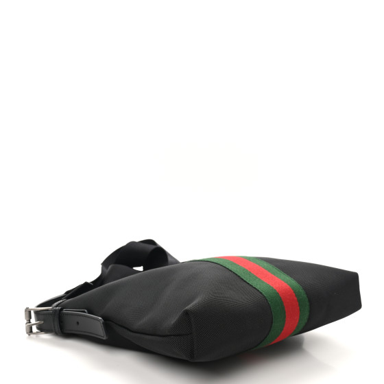 user_333b5c04ページ GUCCI Techno Canvas Web Messenger Bag Black 1688844