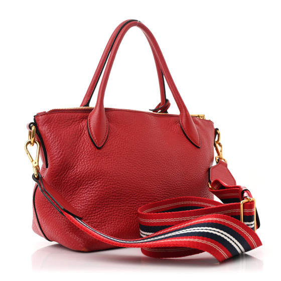 バッグ PRADA VITELLO CHIC LEATHER TOTE HAND BAG Prada Vitello Chic Tote | Vinty