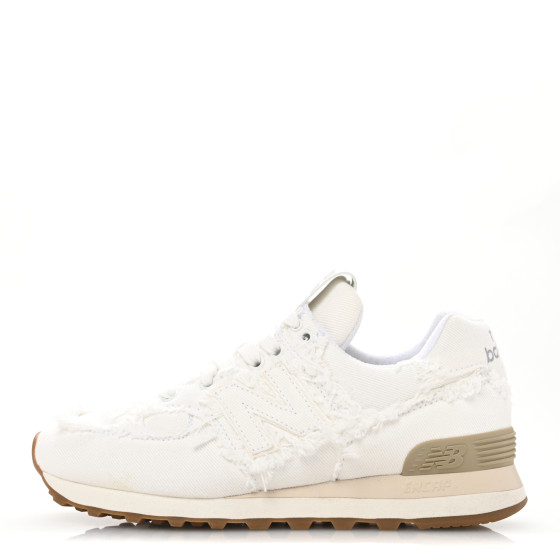 【New Balance】☆(W) New Balance x Miu Miu 574 Denim Whit.e New Balance 574 Miu Miu Denim White (Women's