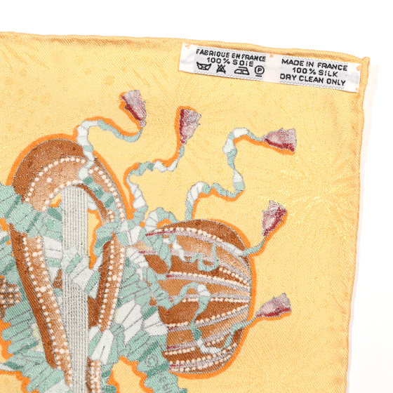HERMES Silk Les Fetes du Roi Soleil Scarf 90 1666361