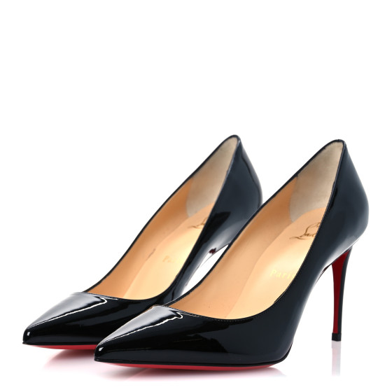 Christian Louboutin ポインテッドトゥ シューズ 37.5 Christian Louboutin | Kate 85 black patent pumps | Savannahs