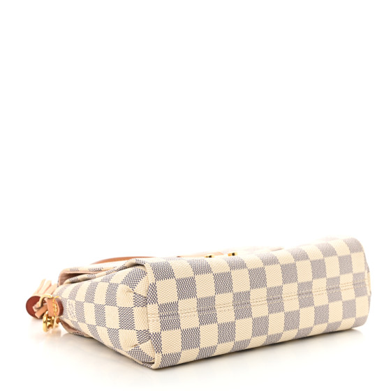 【希少】 LOUIS VUITTON Damier Azur Croisette ハンドバッグ LOUIS VUITTON Croisette Damier Azur Satchel Crossbody Bag