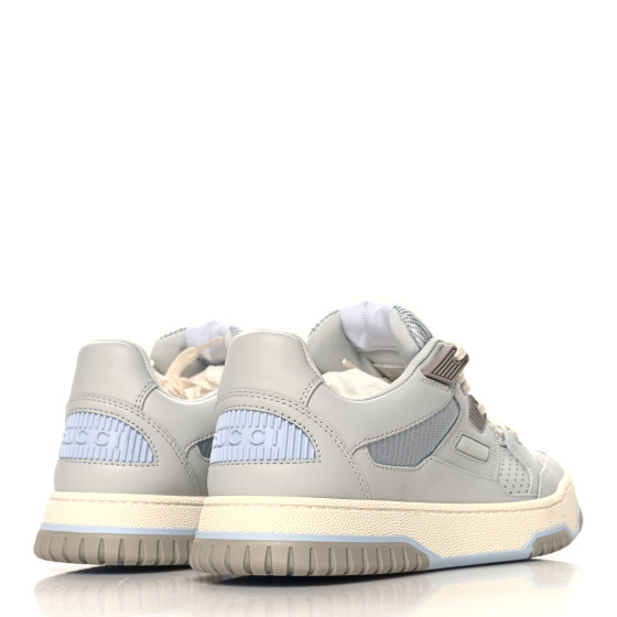 GUCCI９号 GUCCI Calfskin Perforated Sneakers 36 Smoky Grey 1695510