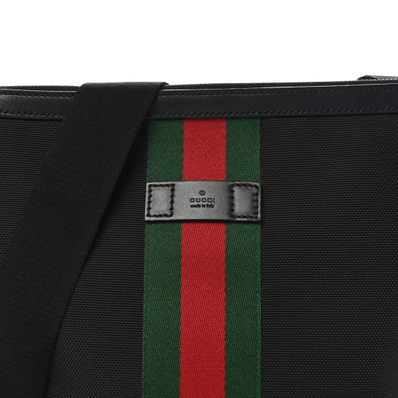user_333b5c04ページ GUCCI Techno Canvas Web Messenger Bag Black 1688844