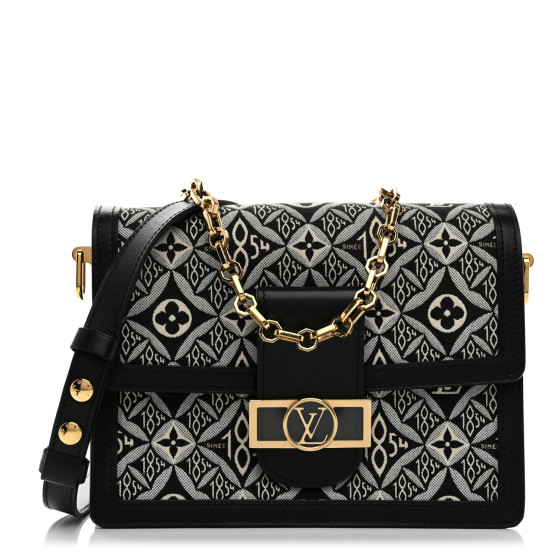 LOUIS VUITTON Jacquard Since 1854 Dauphine MM Grey 1685624
