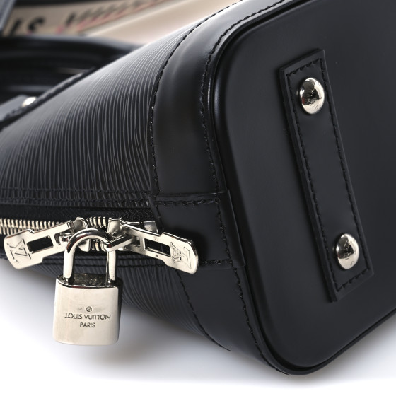 LOUIS VUITTON Epi Jacquard Alma BB Black 1671356 | FASHIONPHILE