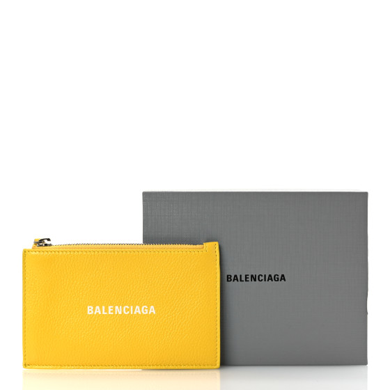 BB ロゴ llized flap coin card holder BALENCIAGA Women's Cash 2.0 Flap Coin And Card Holder in Black