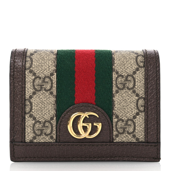 まつじゅページです。 GUCCI GG Supreme Monogram Selleria Key Case Beige Black