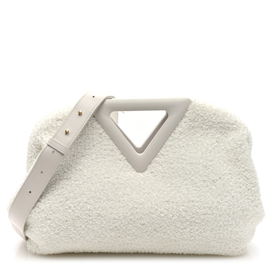 BOTTEGAVENETA POINT テリークロス CURLY RAFIA/NAPPA19バッグ Bottega Veneta Curly Raffia Point Bag For Sale at 1stDibs