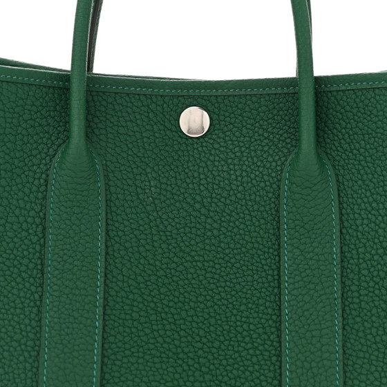 【キャンバス/Vert De Gris&Noir】HERMES Garden Party 30 TPM Hermès Gris Meyer Negonda Garden Party 30 TPM Palladium