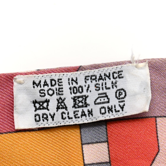 HERMES Silk Perspective Cavaliere Twilly Capucine Mauve