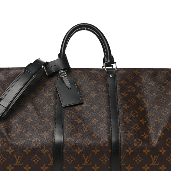 【希少】Louis Vuitton Keepol 55 Macassar Authentic Louis Vuitton Macassar Monogram Keepall 55