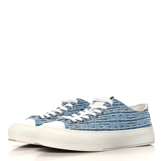 GIVENCHY Jacquard City 4G Sneakers 41 Light Blue 1670348