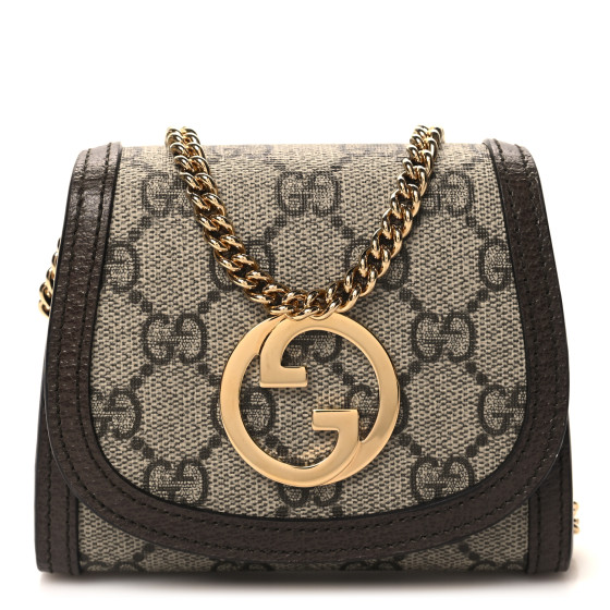 GUCCI GG Supreme Monogram Textured Dollar Calfskin Medium