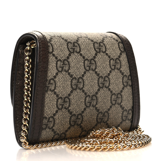 GUCCI GG Supreme Monogram Textured Dollar Calfskin Medium