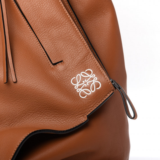 ★LE ABONNE★ ANTON BAG_KHAKI BROWN LOEWE Calfskin Anton Backpack Tan 766911 | FASHIONPHILE