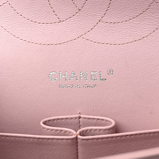 CHANEL ピンク 約20cm CHANEL Lambskin Quilted Jumbo Double Flap Light Pink 1342023