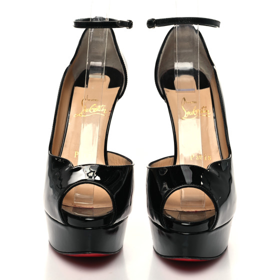 CHRISTIAN LOUBOUTIN Patent After Sun Round Chick Alta