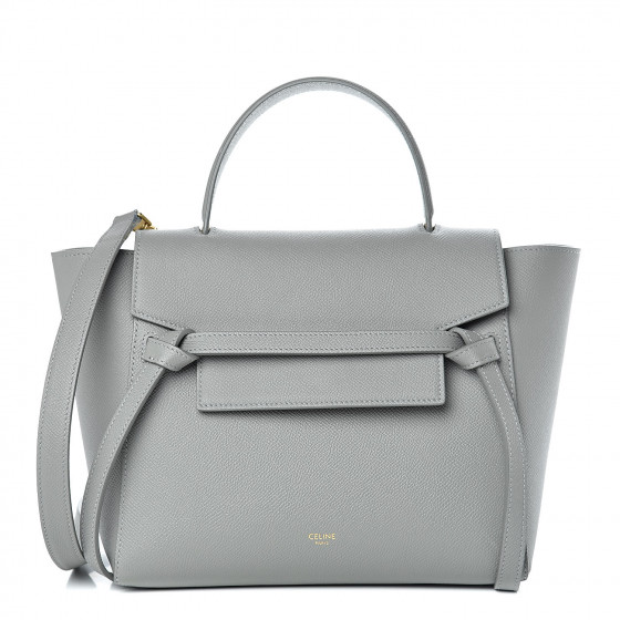 数量限定！EXPRESS便可★CELINE マイクロ Belt bag IN Grained CELINE Grained Calfskin Micro Belt Bag Cloud 444190