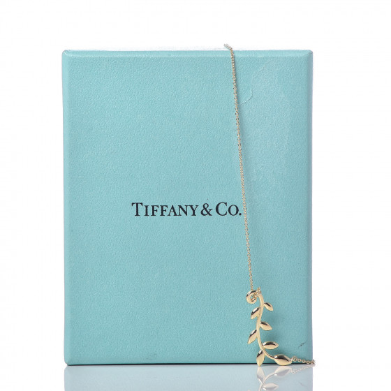 TIFFANY 18K Yellow Gold Paloma Picasso Olive Leaf Vine
