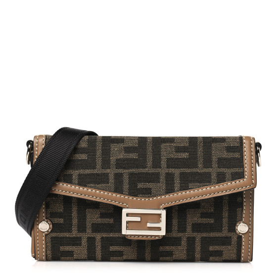 FENDI名刺入れCC CASE VIT.SOFT STAMPA FF 1974 NEW Fendi Card Holder Wallet w/ Original Box – Oaks Jewelry