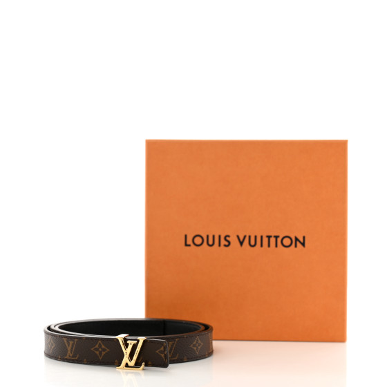 LOUIS VUITTON Calfskin Monogram 20mm LV Iconic Reversible