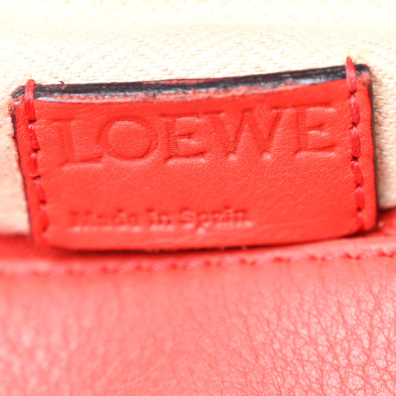 LOEWE レッド エスパドリーユ Loewe Puzzle Edge Mini Bag in Red | FWRD