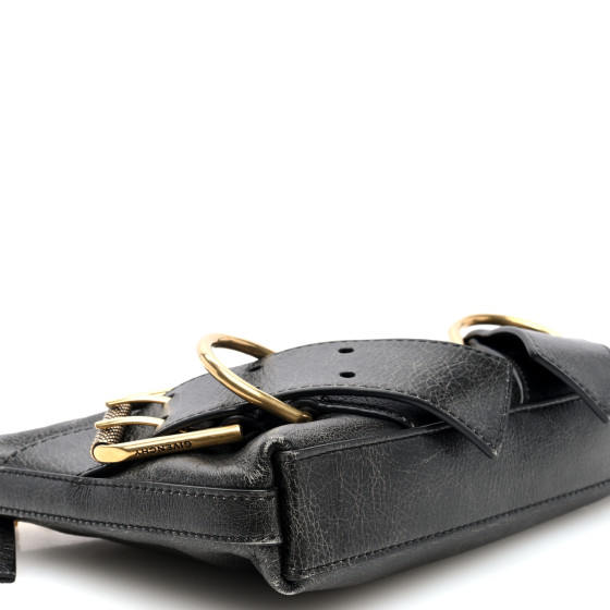 GIVENCHY Aged Calfskin Mini Voyou Boyfriend Party Bag Black