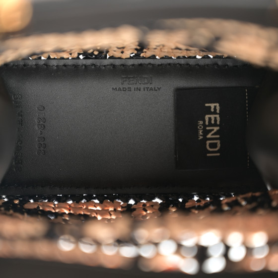 【FENDI】FF ラフィア クロシェ ショッパー FENDI】ロール スモール FFラフィア クロシェ クラッチ付 tote