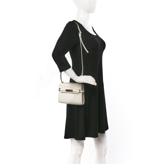 SAINT LAURENT Smooth Calfskin Mini Manhattan Shoulder Bag