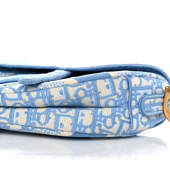 ハンドバッグ Dior | Essentials Blue Oblique Embroidery SADDLE Saddle Bag Blue Dior Oblique Embroidery | DIOR