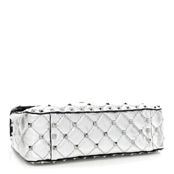 VALENTINO GARAVANI Metallic Nappa Medium Rockstud Spike