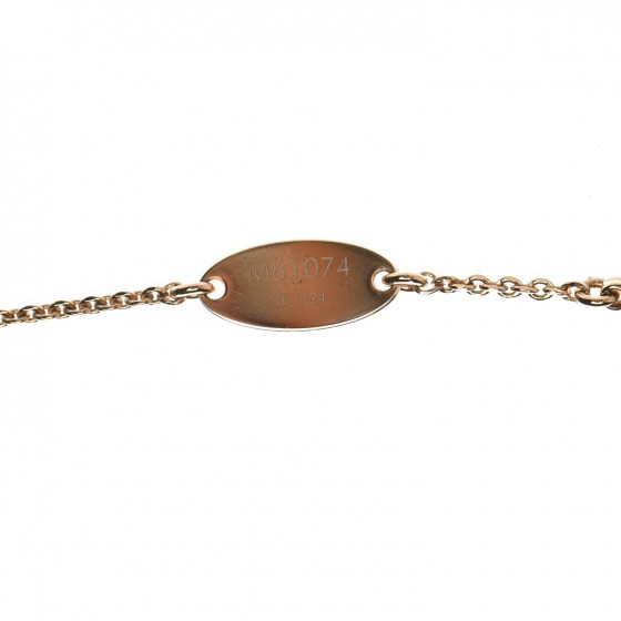 LOUIS VUITTON LV And Me Letter S Necklace Gold 214281
