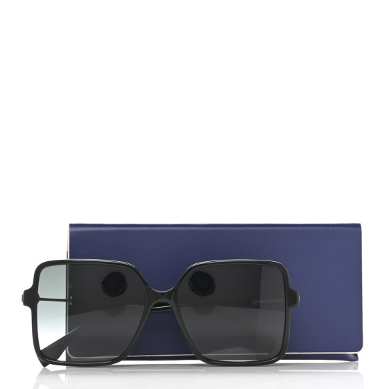 FENDI Acetate Square Sunglasses FF 0411/S Black 1110436