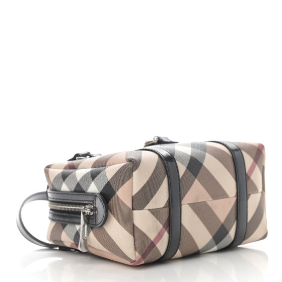 バッグ BURBERRY level check mini Boston bag Burberry Check Small Boston Bag ○ Labellov ○ Buy and Sell