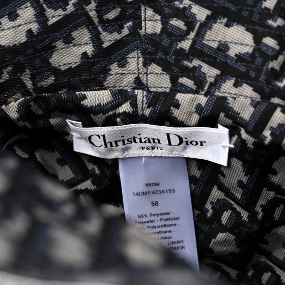 CHRISTIAN DIOR Metallic Oblique Reversible Teddy-D Bob