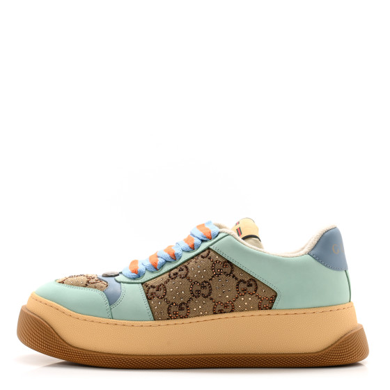 GUCCI New Canvas GG Monogram Women's Screener 50mm Sneakers