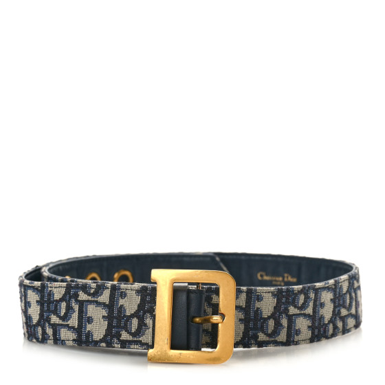 クリスチャンディオール Diorquake ディオールオブリーク ベルト 80 CHRISTIAN DIOR Oblique Diorquake Belt 80 32 Blue Multi