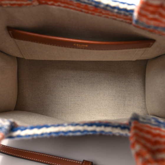 【CELINE】Small cabas Thais in striped textile with Triomphe CELINE Jacquard Striped Small Cabas Thais Multicolor 1519091