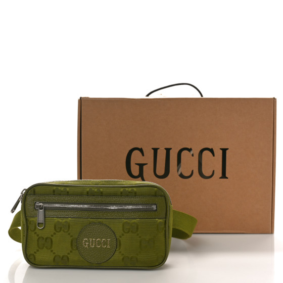 【GUCCI 】GG Off The Grid Belt Bag JUNIPER GREEN GUCCI Econyl Nylon Monogram Off The Grid Belt Bag Juniper
