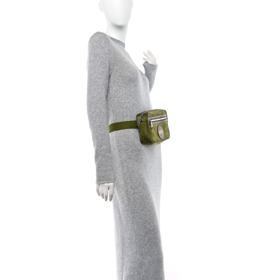 【GUCCI 】GG Off The Grid Belt Bag JUNIPER GREEN GUCCI Econyl Nylon Monogram Off The Grid Belt Bag Juniper