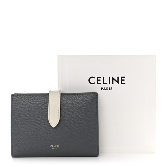 CELINE Grained Calfskin Medium Multifunction Strap Wallet