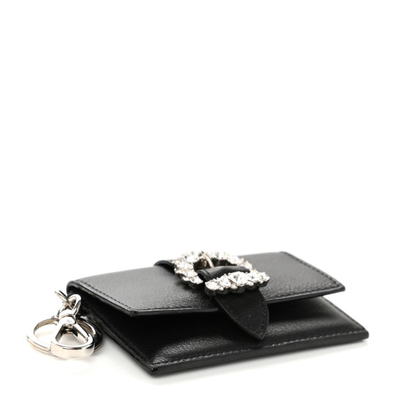 ★ JIMMY CHOO★ CHERI Chain wallet Soft【多色在庫】 Chéri Wallet With Chain |Milk Leather Mini Bag with Crystal