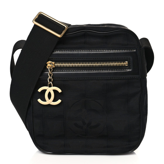 CHANEL TRAVEL LINE NYLON MINI CROSSBODY BAG – Caroline's Fashion Luxuries