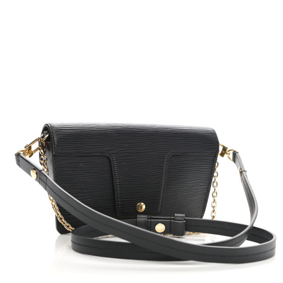Louis Vuitton ブラック ベルト　エピ LOUIS VUITTON Epi Padlock On Strap Black 1110964 | FASHIONPHILE